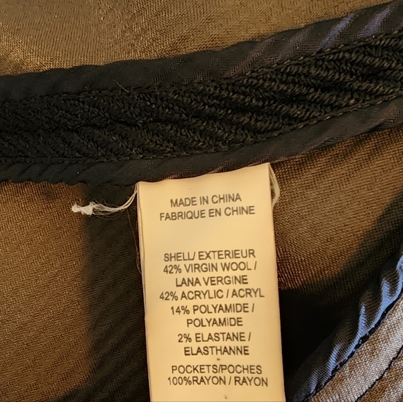 Theory Venizka Camden Asymmetric Wool Blend Twill Coat - Picture 4 of 5